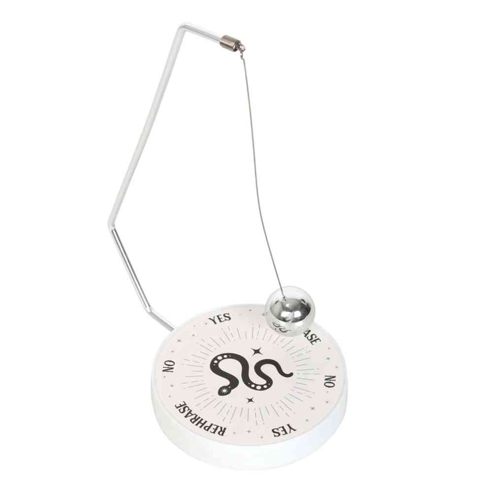 Something Different - Mystic Snake Decision Maker Pendulum - White